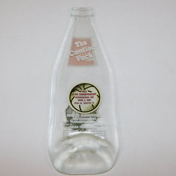 VTG 1983 NCAA Champions NCSU Wolfpack The Cardiac Pack Coke Bottle Spoon Rest - Picture 5 of 7
